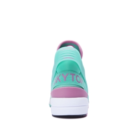 Tenis Altos Supra SKYTOP V Hombre Verde Menta/Rosas/Blancas (MX-95091)